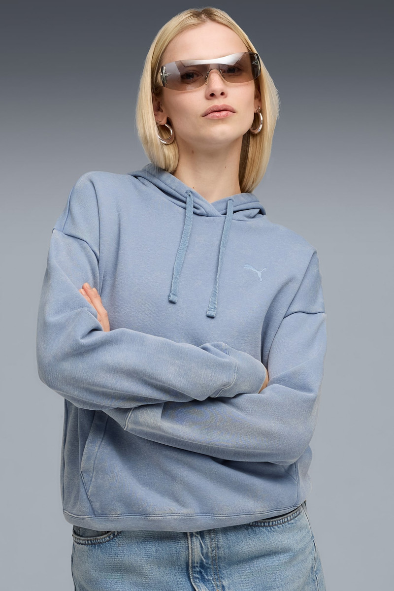 PUMA ESS ELEVATED Wash Hoodie Women outlook