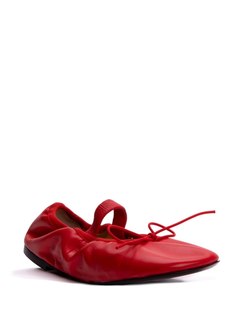 Glove leather ballerina shoes - 2