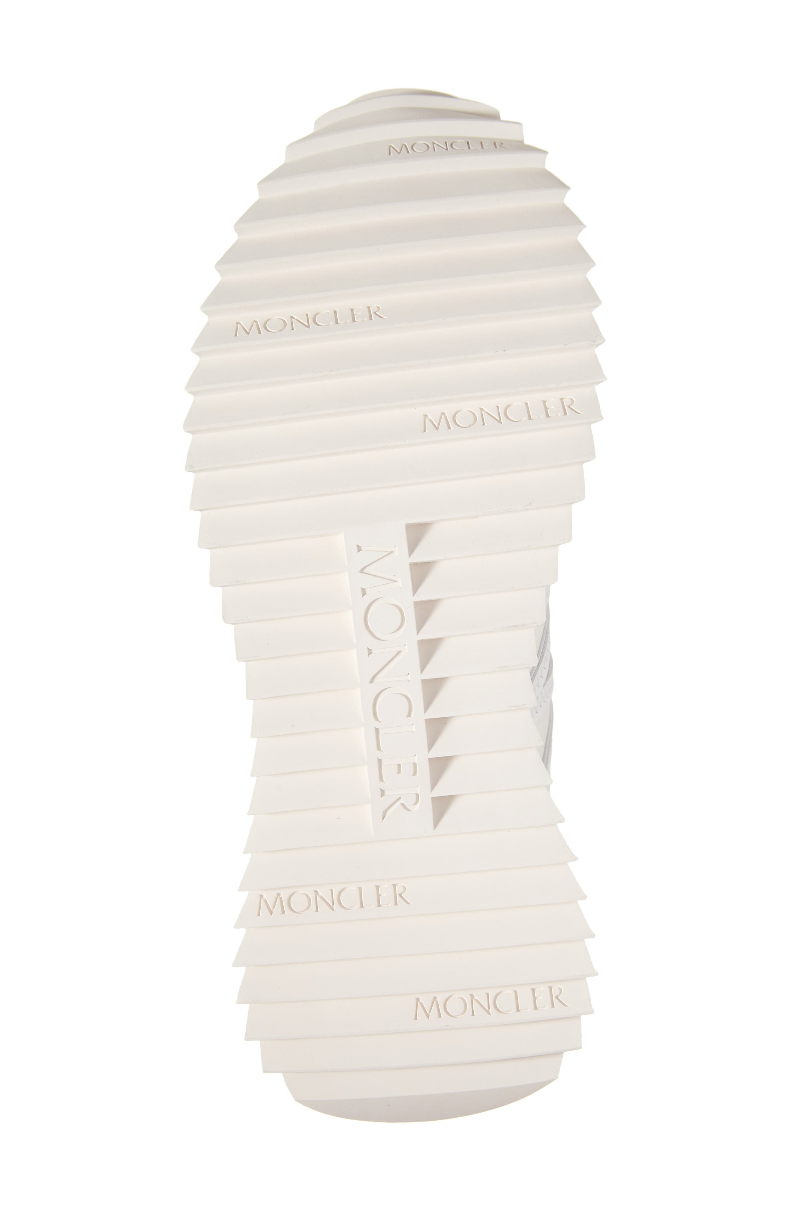Moncler Pacey Mixed Media Sneaker in Gardenia at Nordstrom - 6