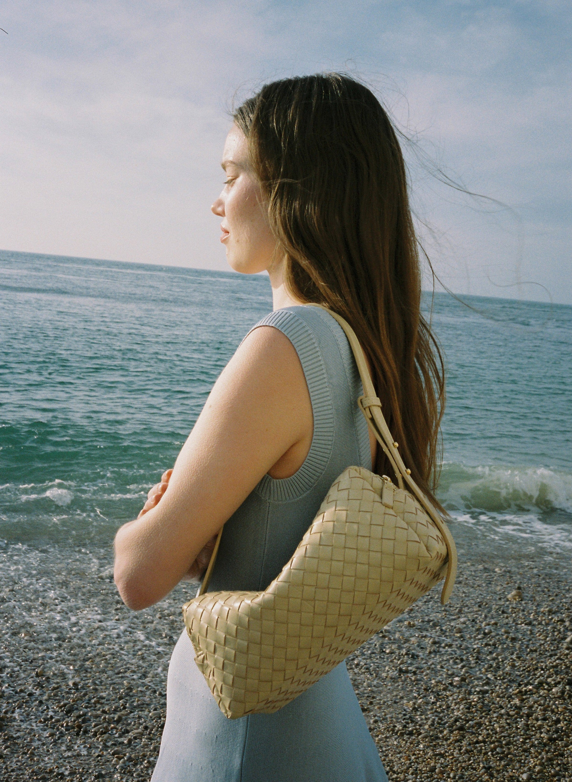 Trousse Woven Leather Butter - 2
