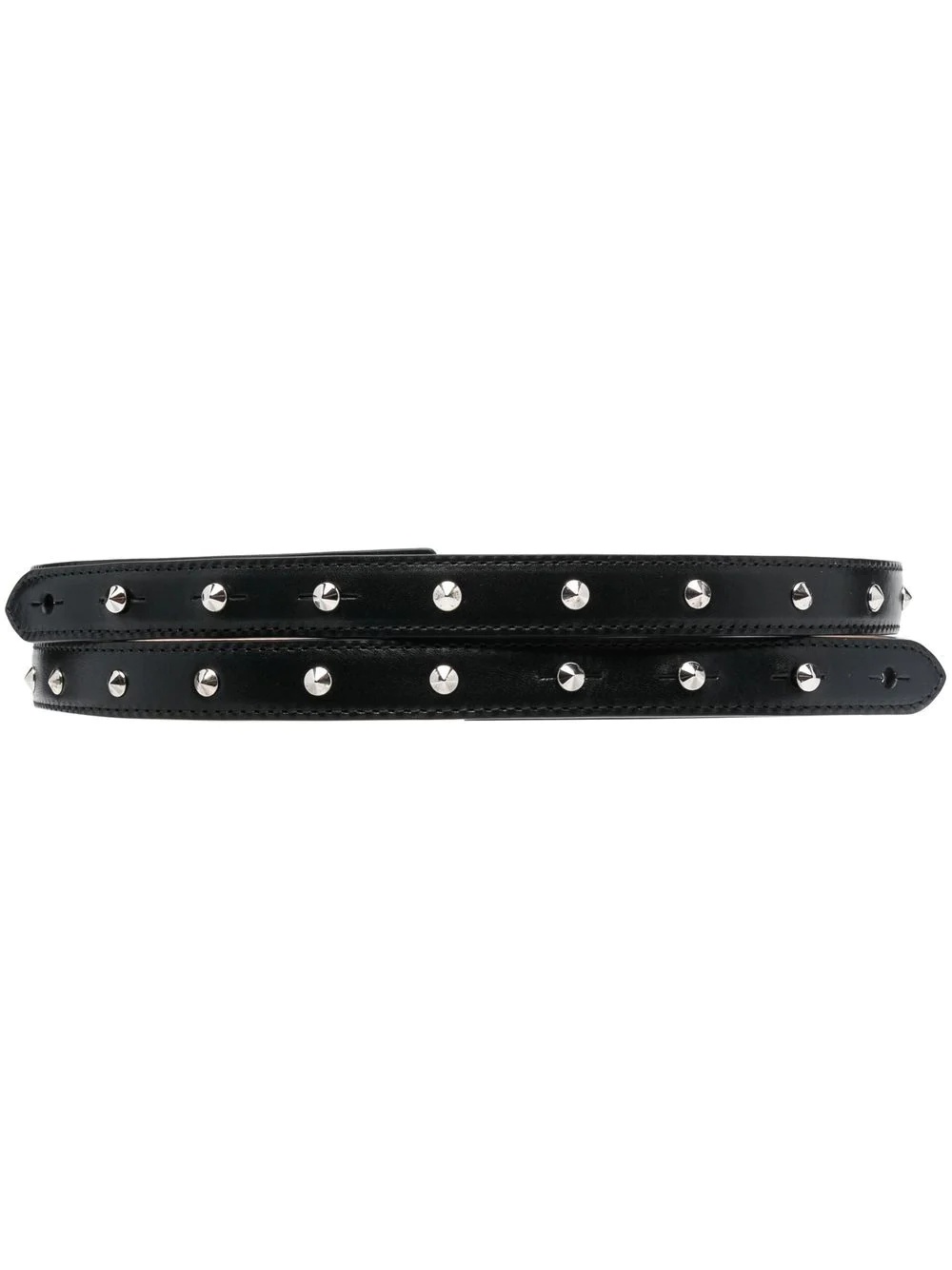 studded leather belt - 1