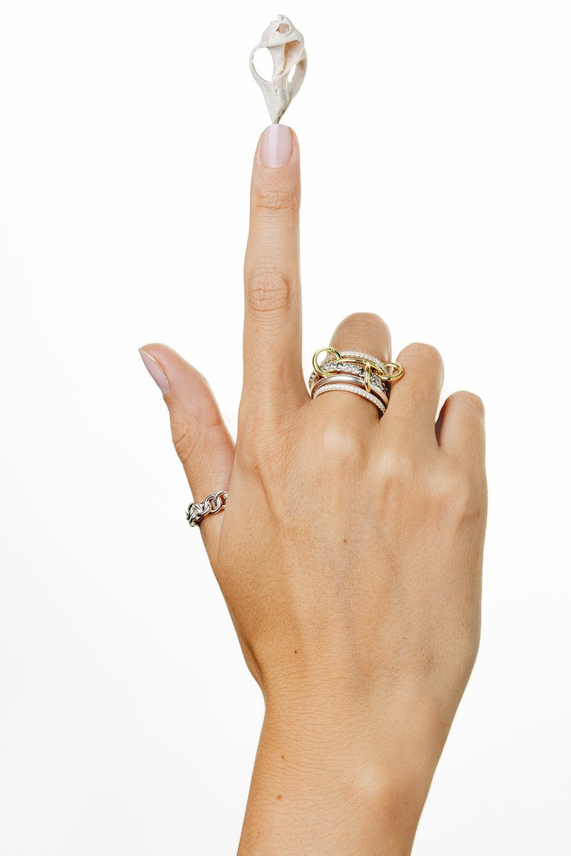 Spinelli Kilcollin Aquarius SG Gris Five Link Ring outlook