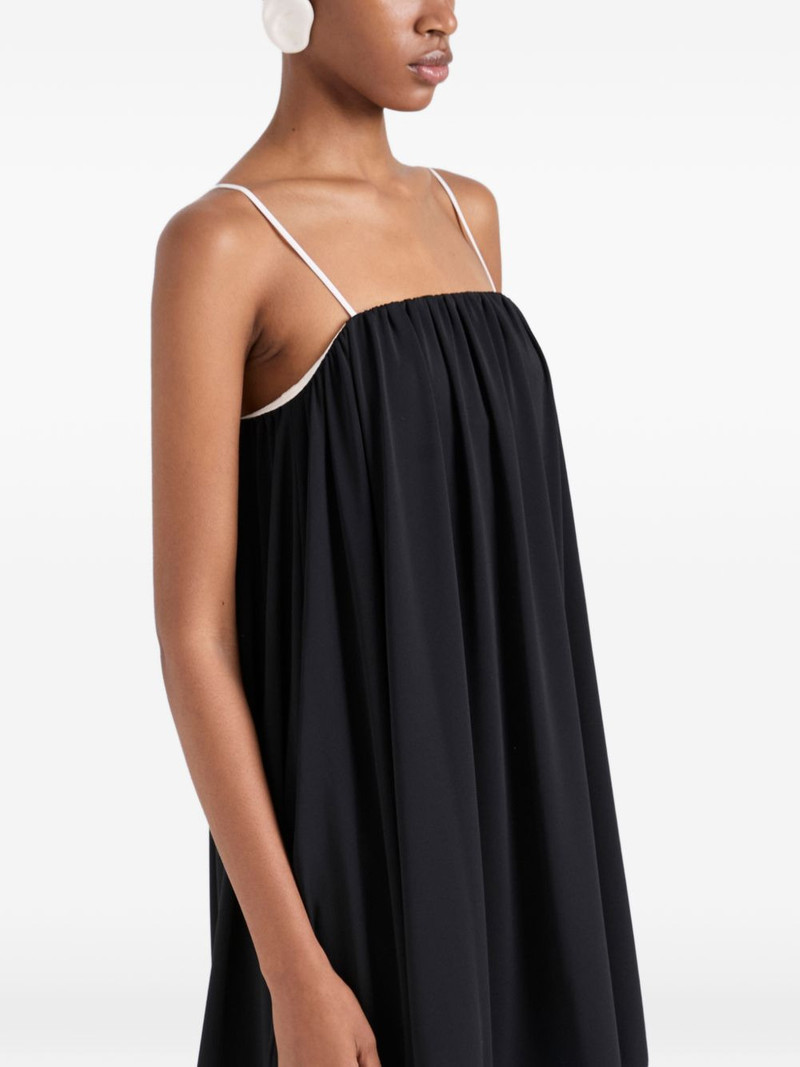 Saria contrast crepe dress 4