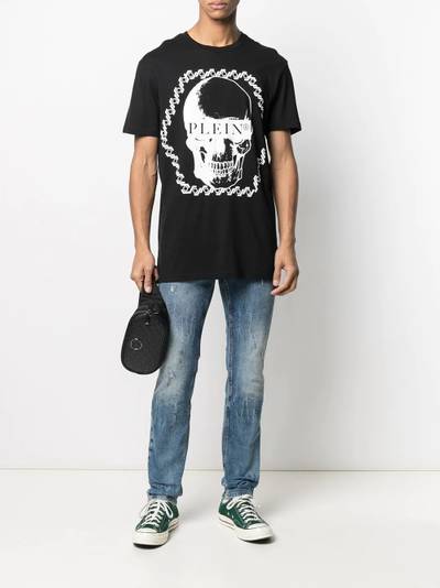 PHILIPP PLEIN skull logo-print T-shirt outlook