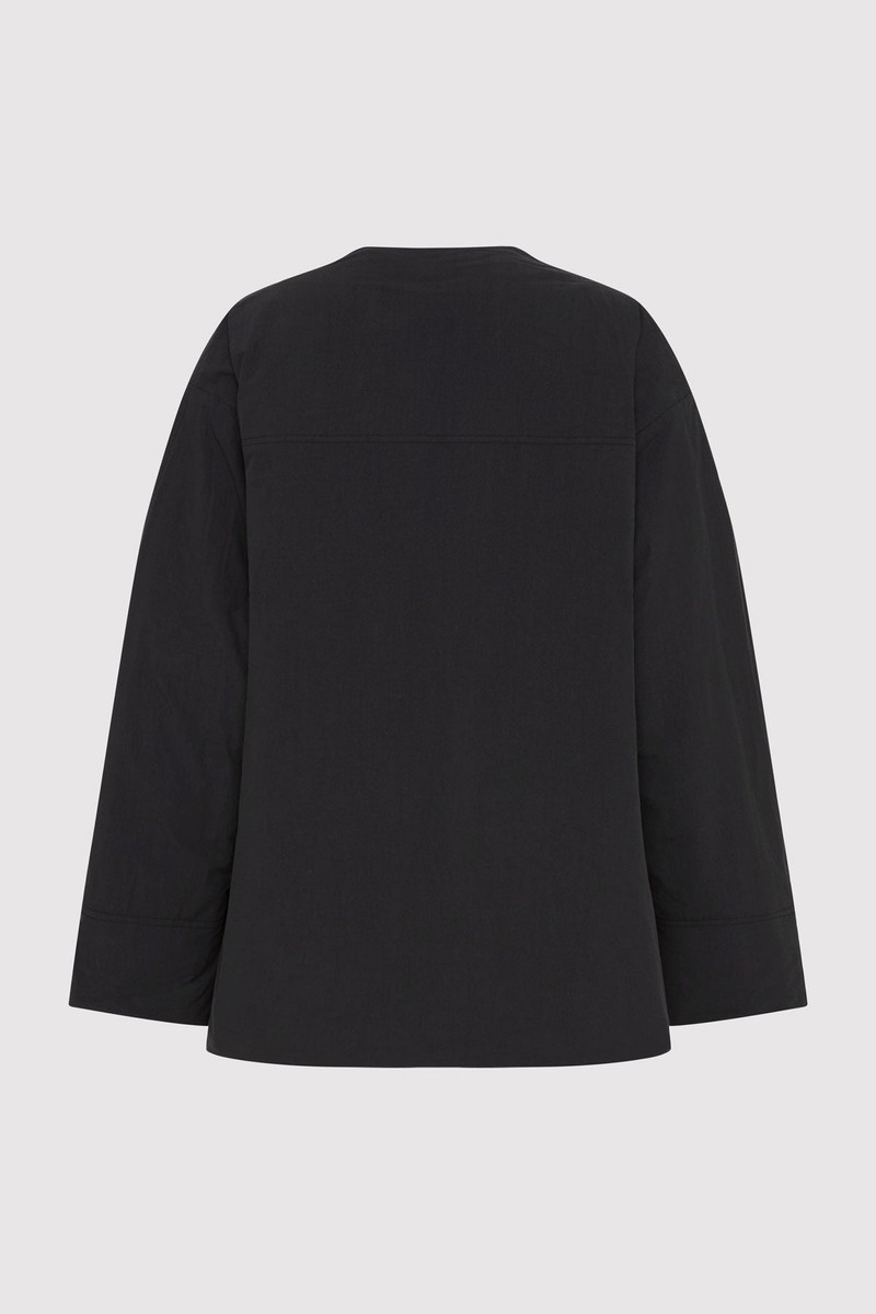 ST. AGNI Reversible Pillow Jacket - Black/Cloud outlook