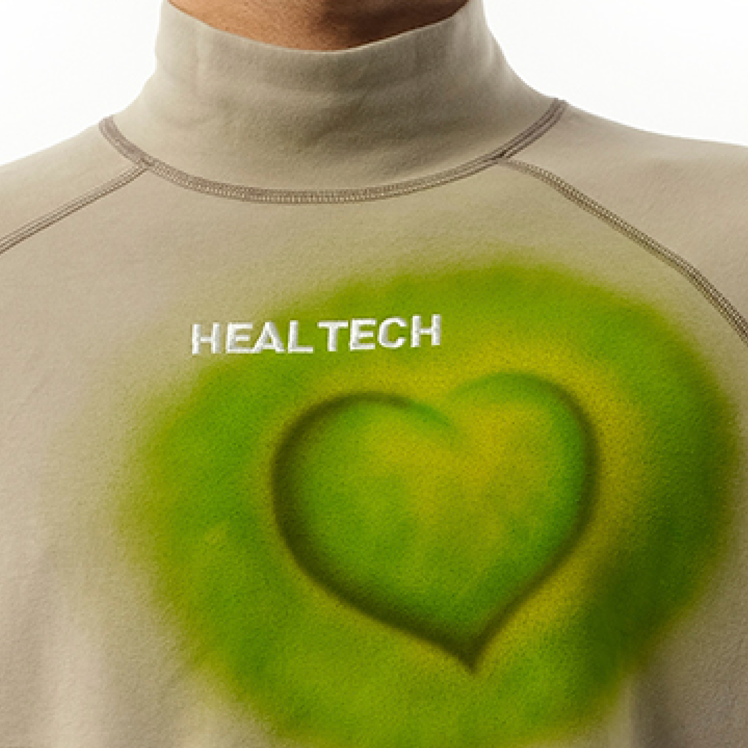 Healtech Airbrush High Neck in Khaki - 3