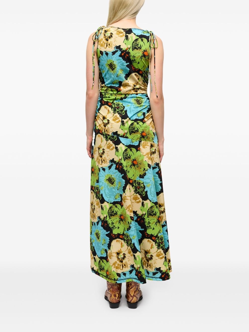 floral-print dress - 3