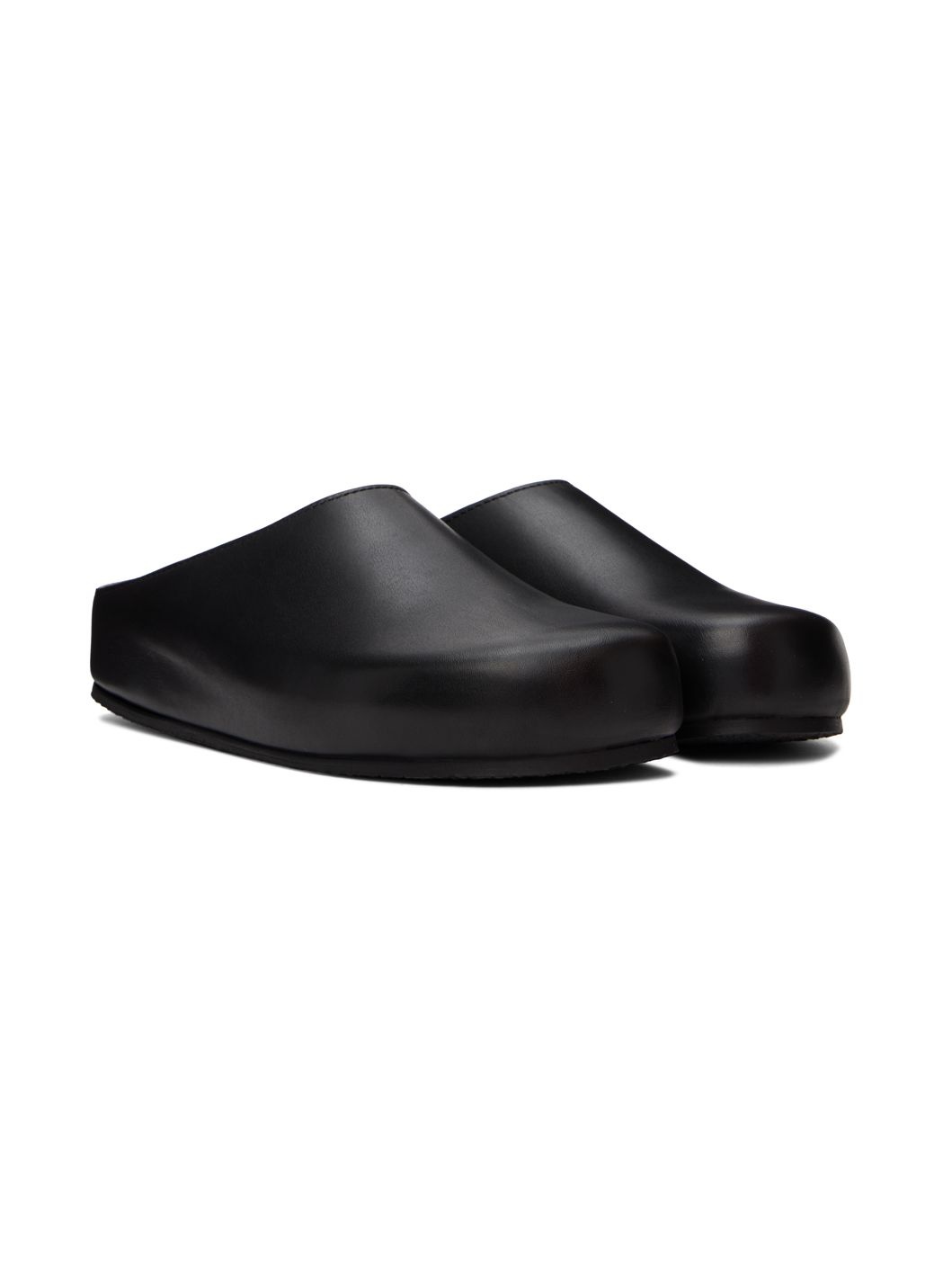 Black Wearing Slippers - 4