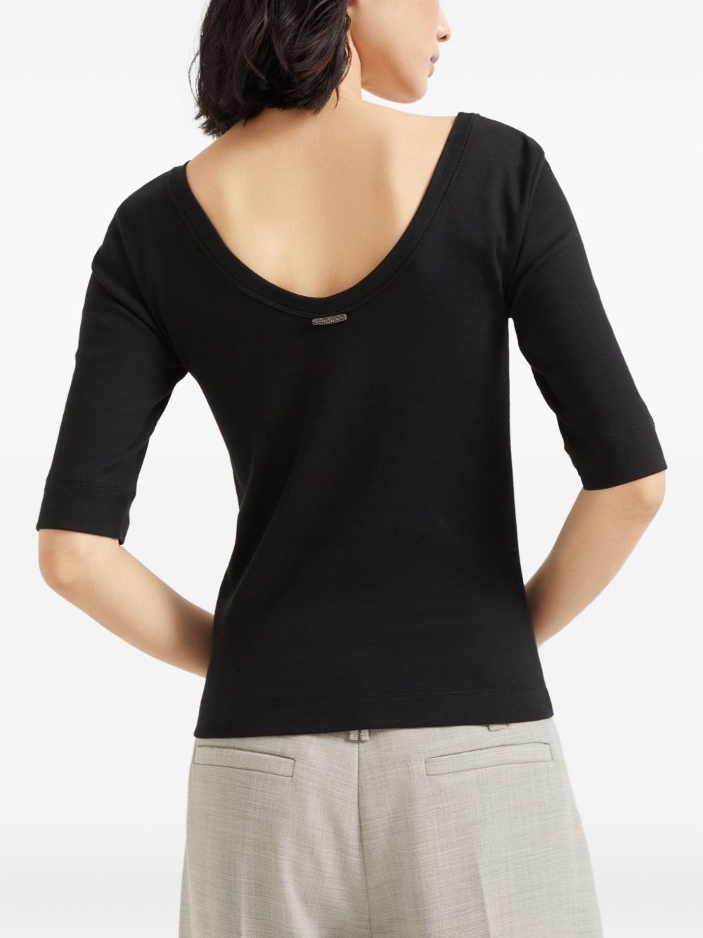 cotton T-shirt - 4