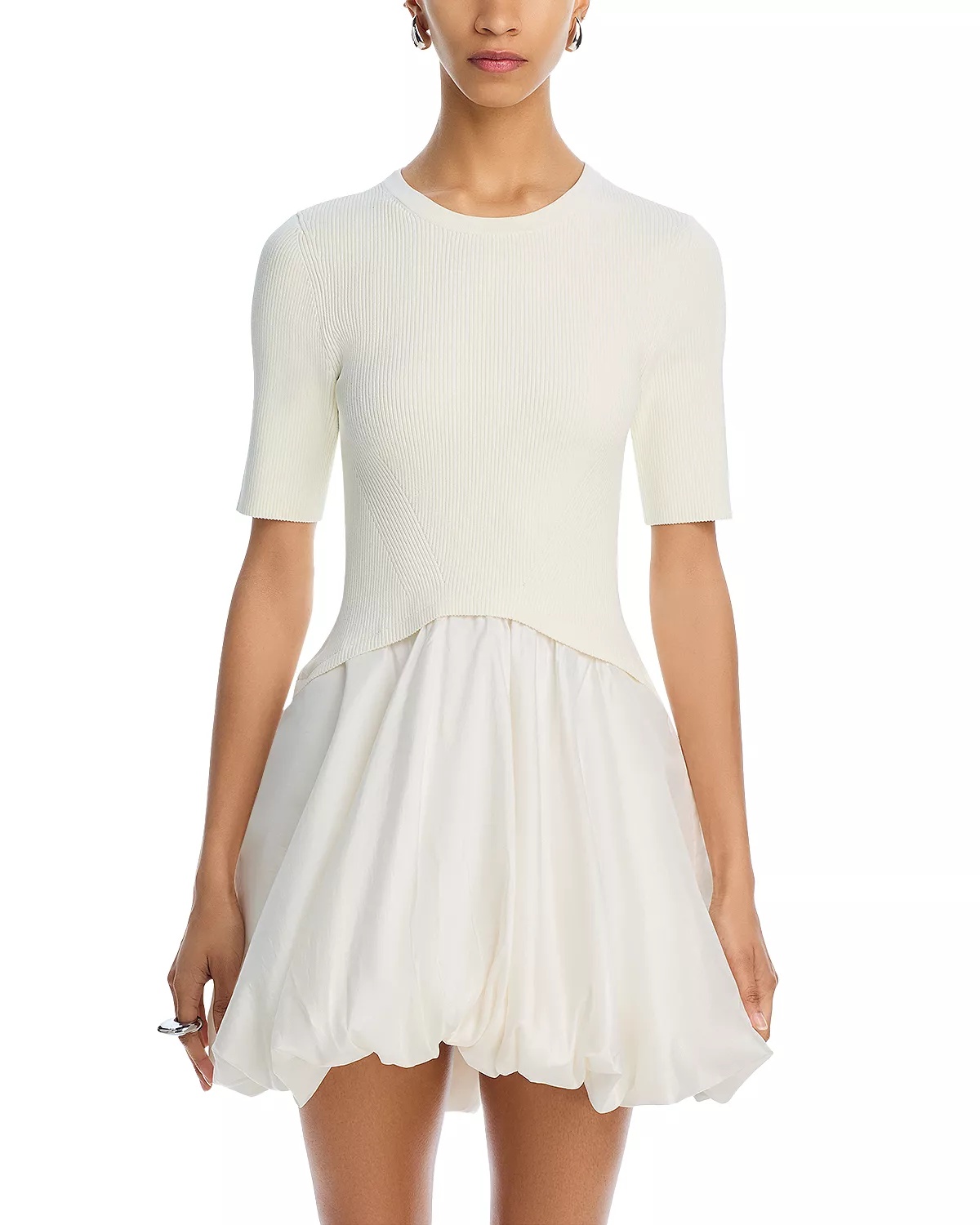 Kenny Short Sleeved Bubble Mini Dress - 7