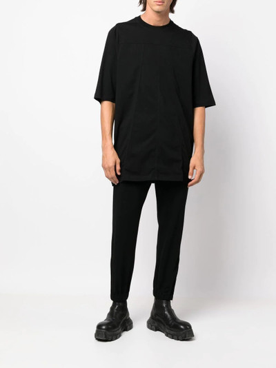 Rick Owens cropped knitted track pants outlook