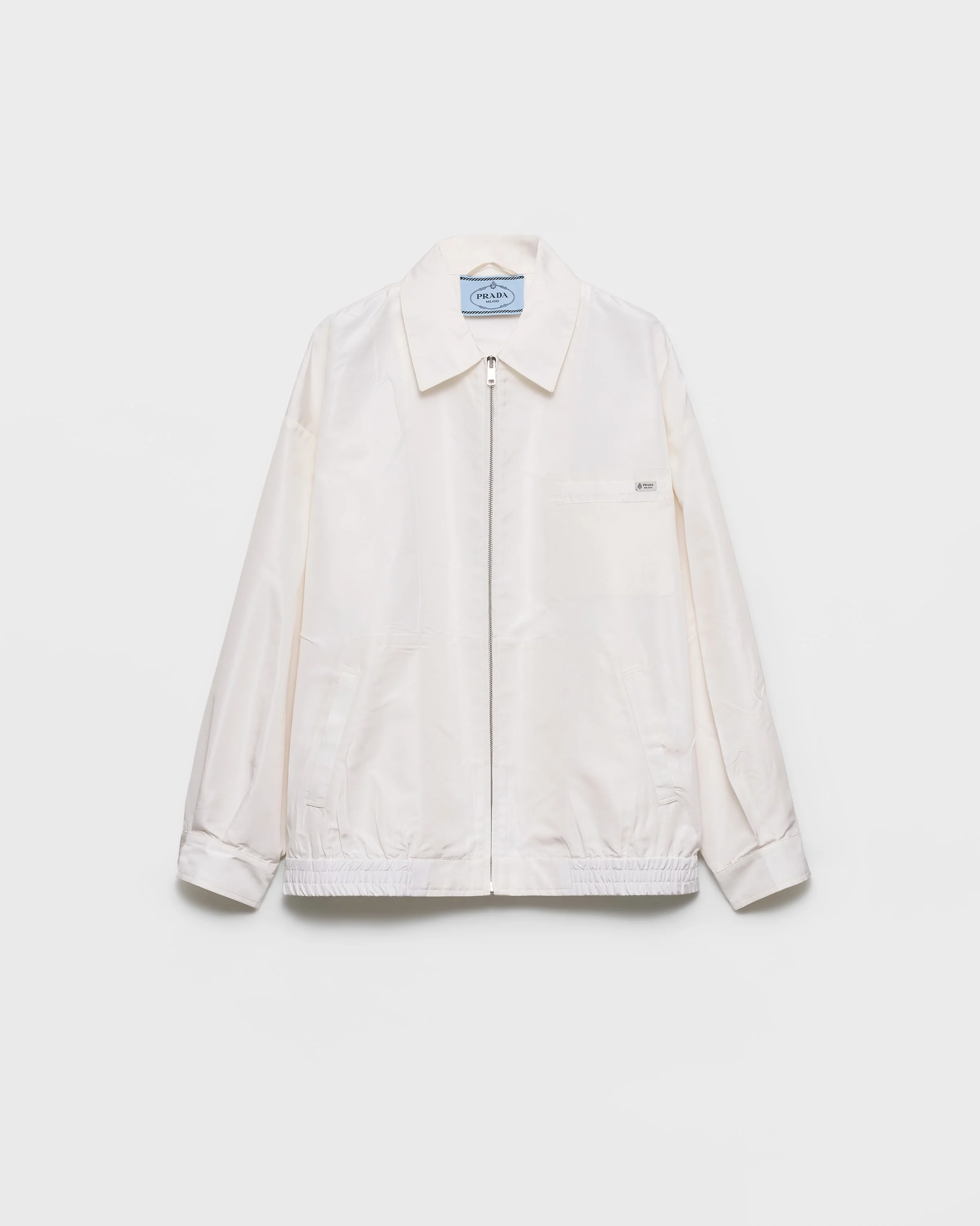 Silk faille blouson jacket - 1