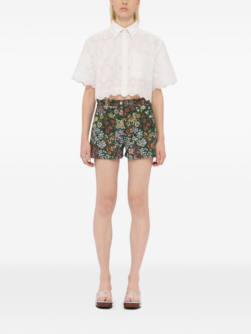 MSGM floral print shorts outlook