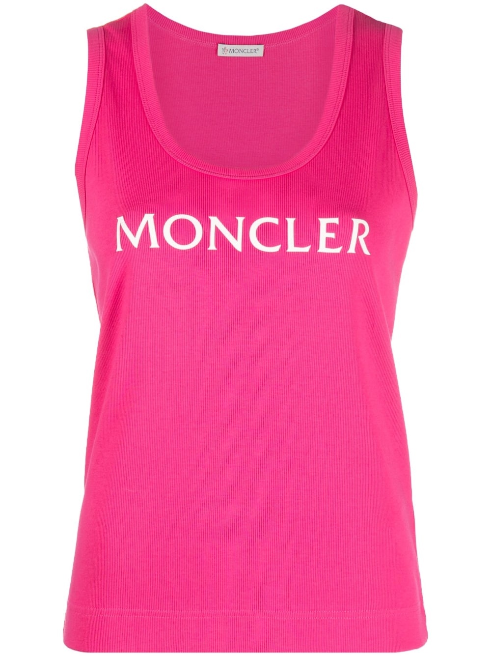 logo-print tank top - 1