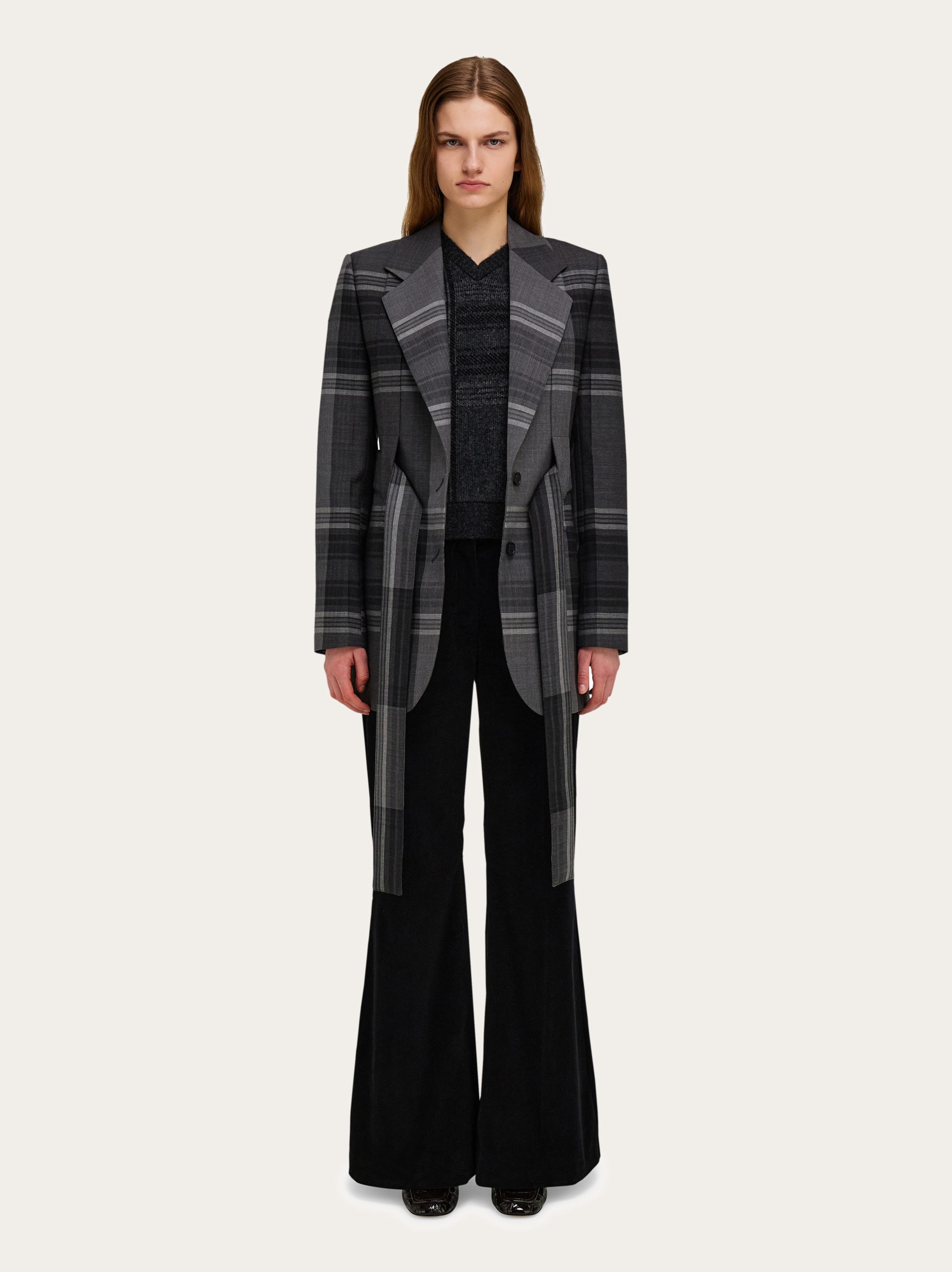 Belted blazer - 8