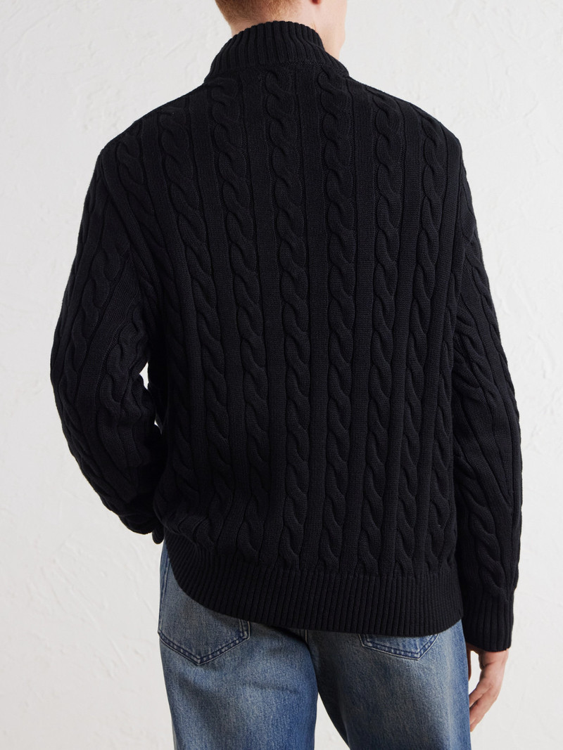 Cotton Half-Zip Sweater 4