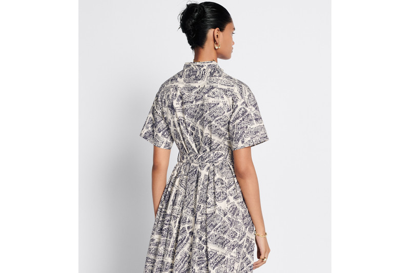 Mid-Length Belted Shirt Dress 4