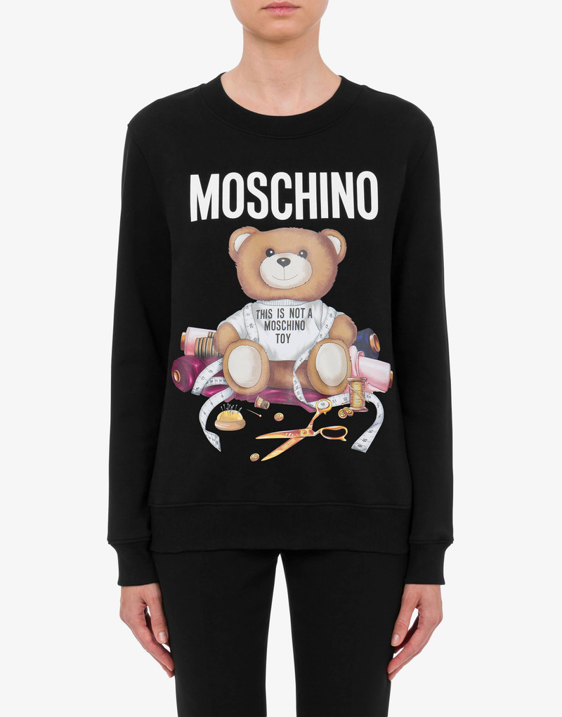 Moschino TAILOR TEDDY BEAR ORGANIC COTTON SWEATSHIRT outlook