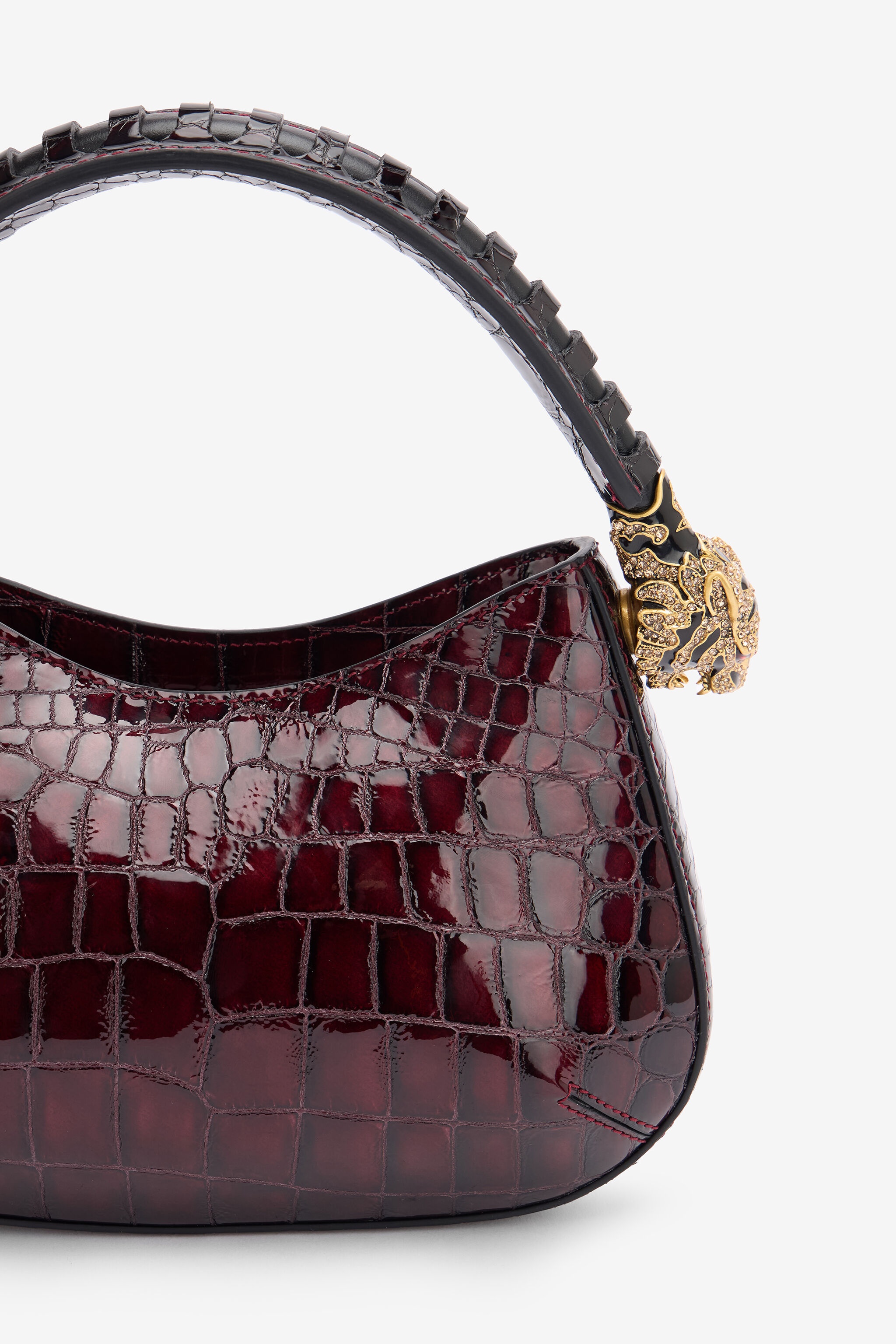 Roar Bag With Crocodile Print - 4