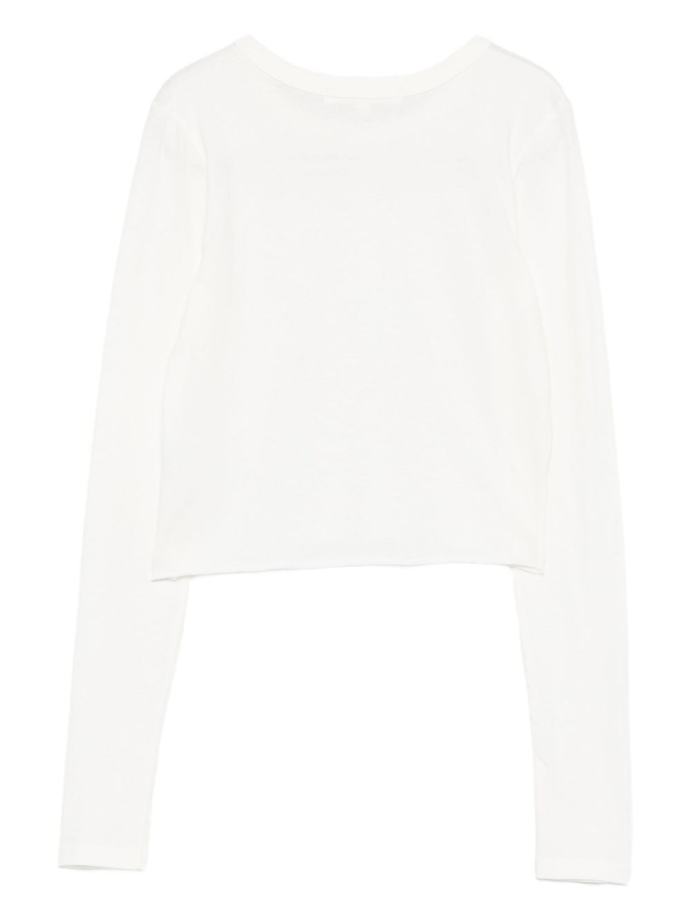long-sleeve cotton t-shirt - 2