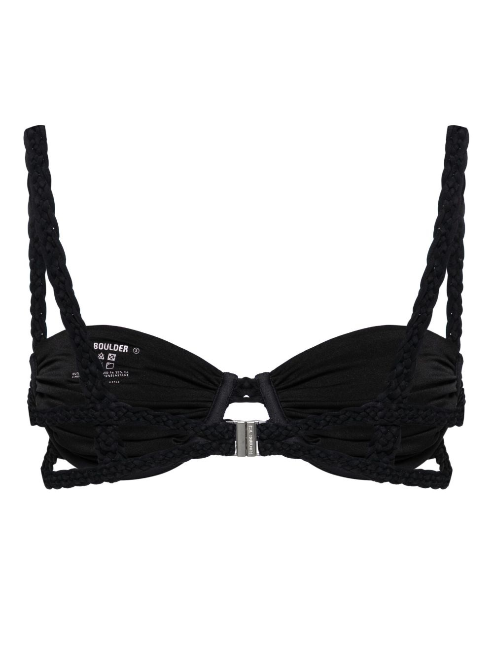 braided-straps bikini top - 2
