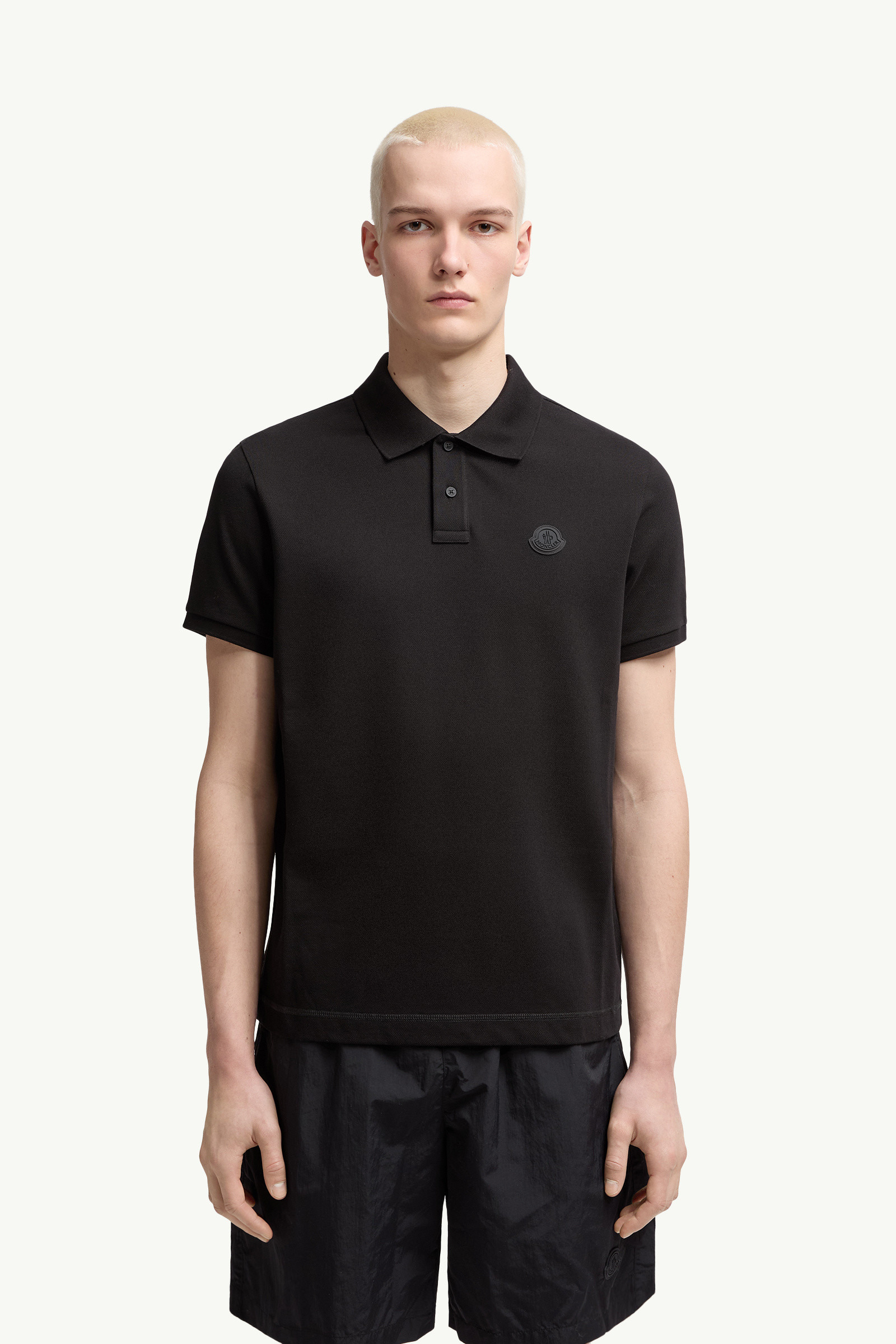 Logo Patch Cotton Piquet Polo Shirt - 3