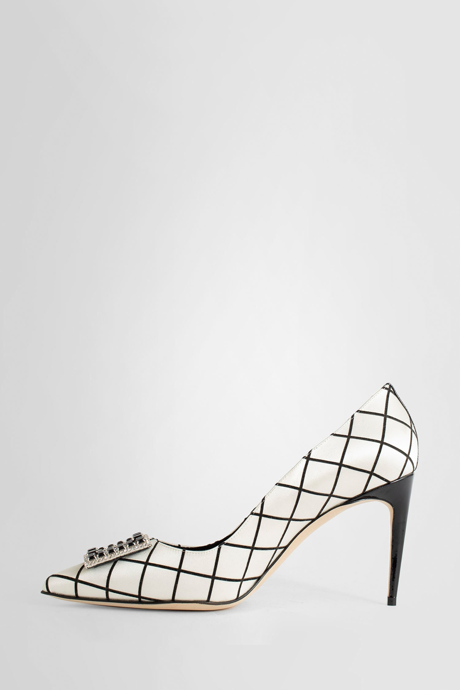 MANOLO BLAHNIK WOMAN BLACK&WHITE PUMPS - 4