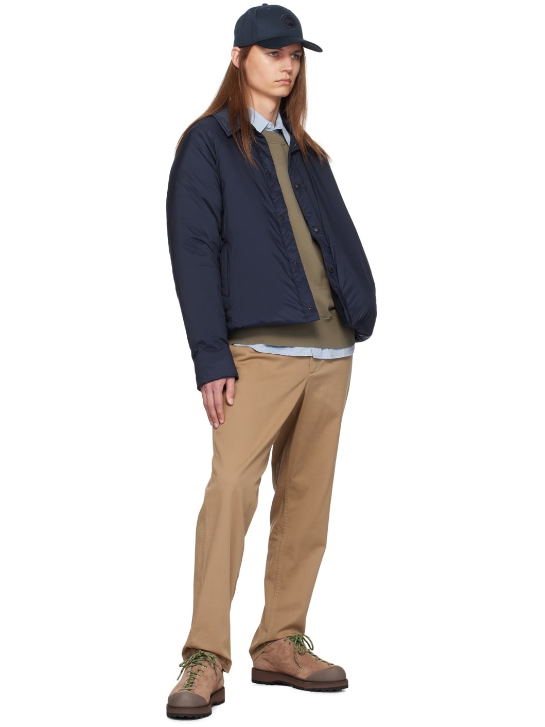 Navy Lodge Coach Down Jacket - 5