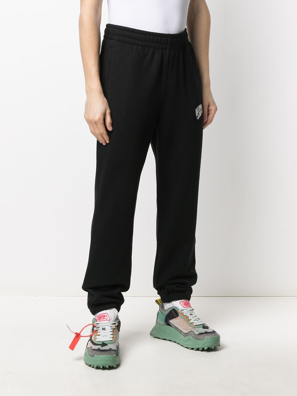 logo-print cotton track pants - 3