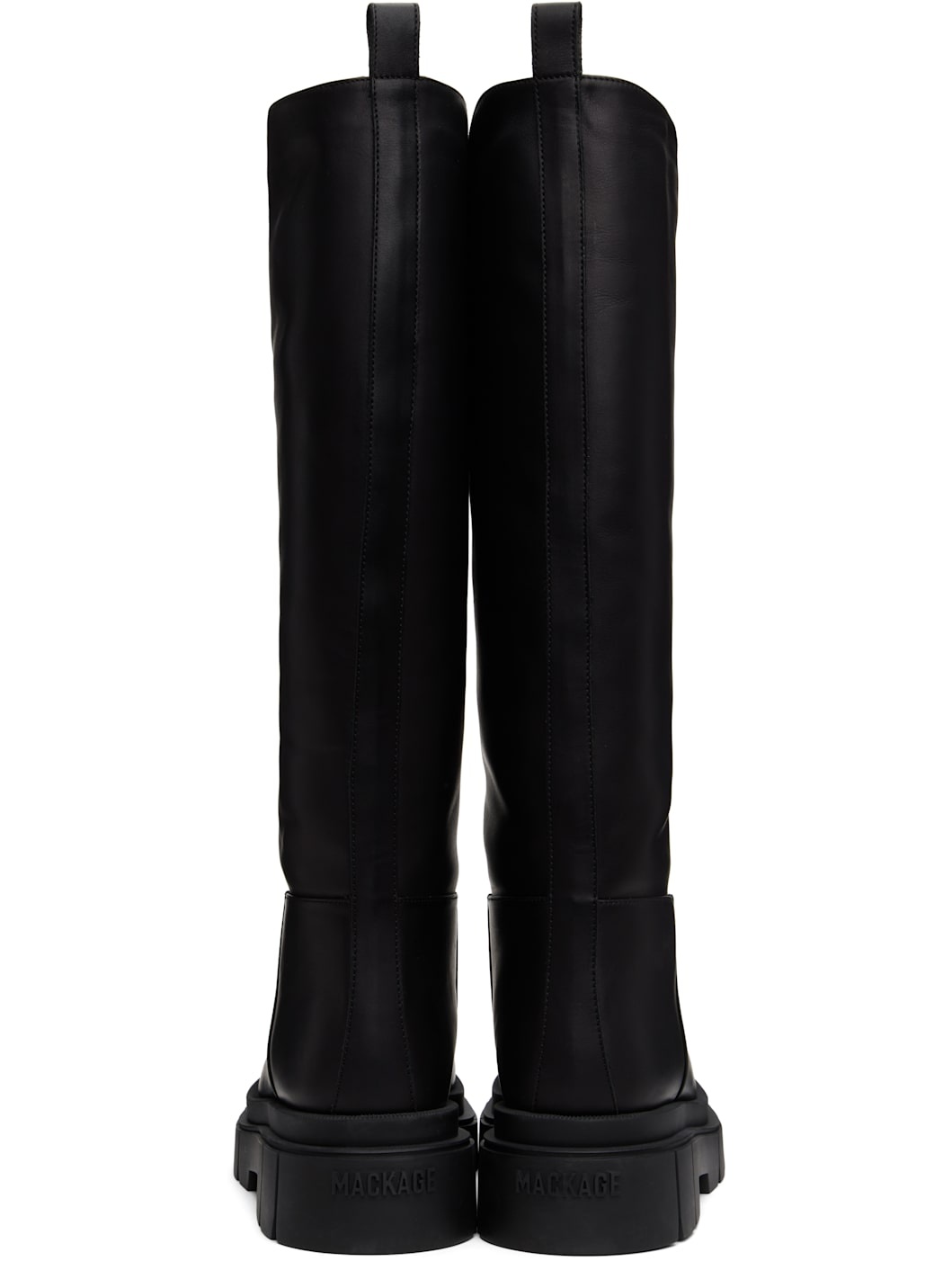 Black Commander Tall Boots - 2
