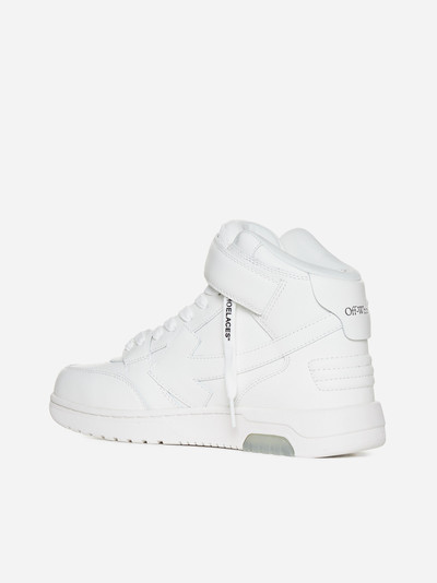 Off-White Out Of Office mid-top leather sneakers outlook