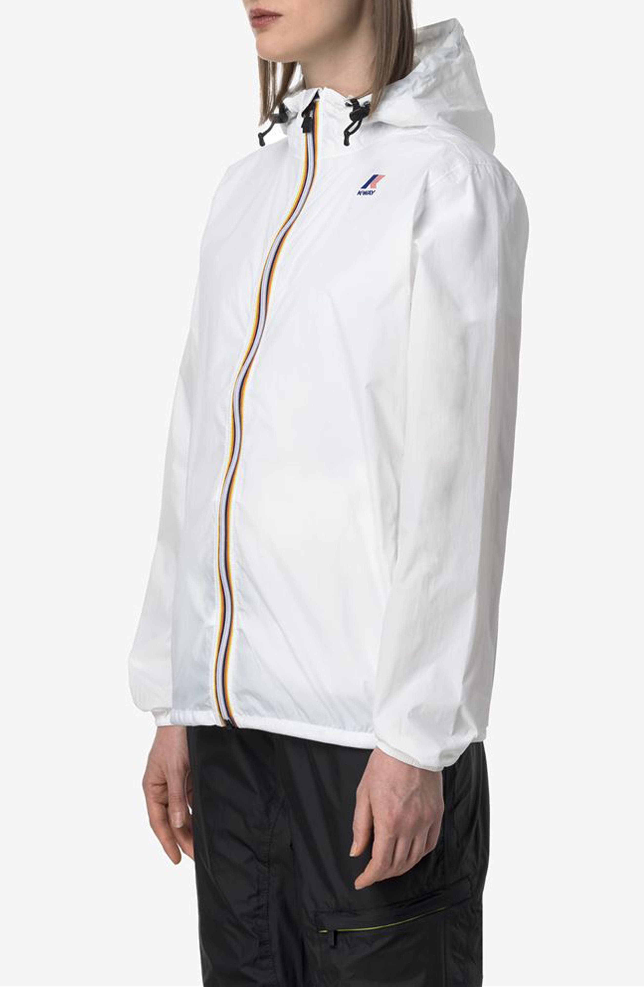 K-Way Le Vrai 4.0 Claude Water Repellent Jacket in White at Nordstrom - 3