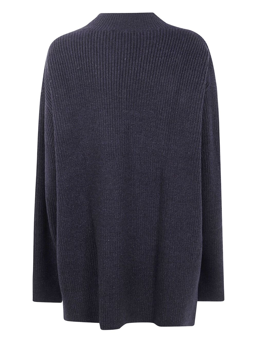 ribbed wool long sweater - 2