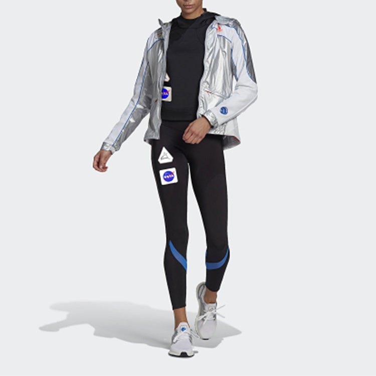 (WMNS) adidas Space Hoodie Running Sports Black GK6994 - 2