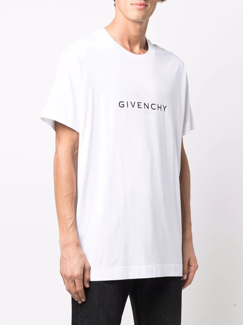 Givenchy reverse oversized t-shirt in cotton - 3