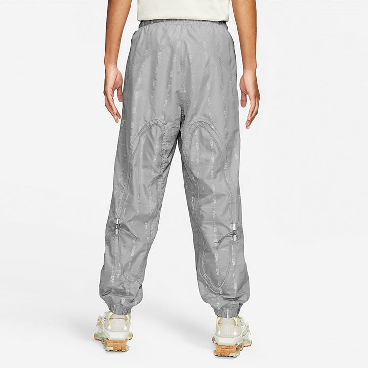 Nike ISPA Series Adjustable Drawstring Design Casual Breathable Sports Long Pants Large Gray CZ3189- - 3