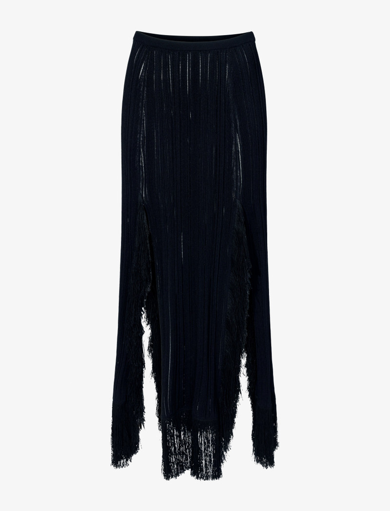 Alaina Skirt in Viscose Fringe Knit 1