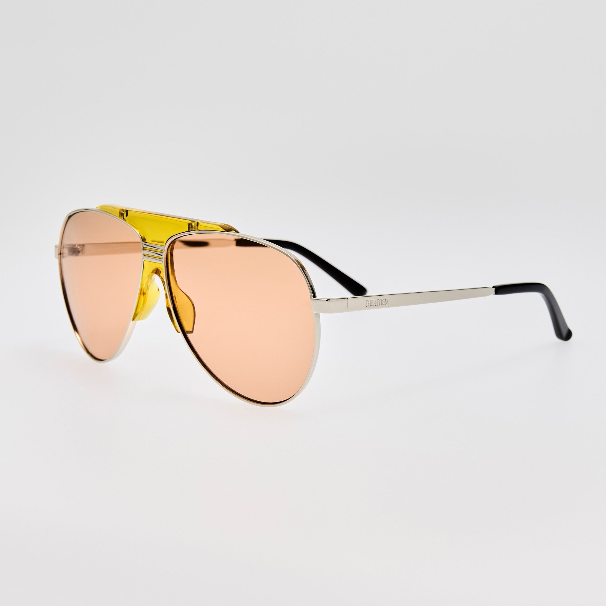 Aviator Sunglasses in Silver - 4