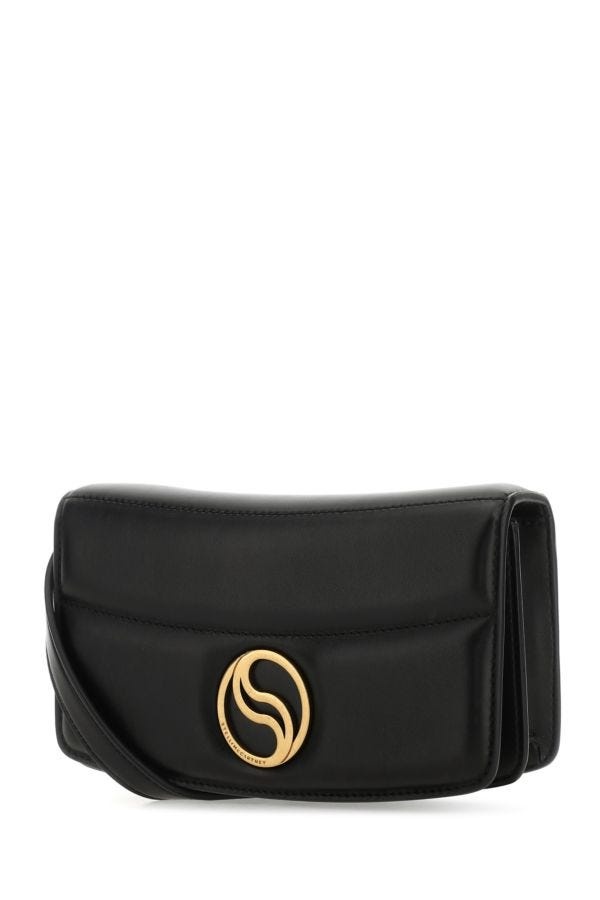 長財布 Stella Mccartney Black alter mat mini S-Wave wallet Stella McCartney Black alter mat mini S-Wave wallet | REVERSIBLE