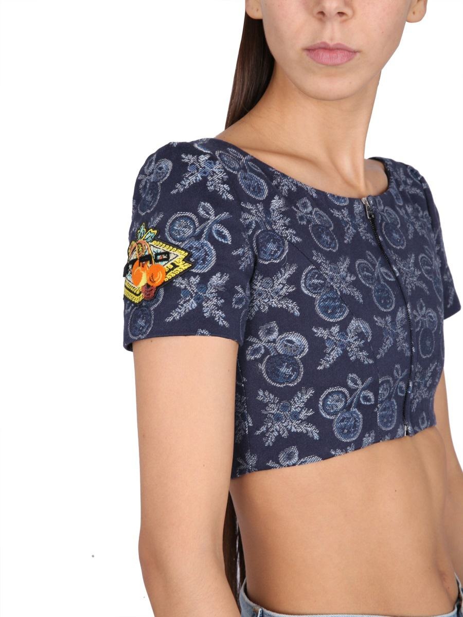 ETRO DENIM CROP TOP - 4