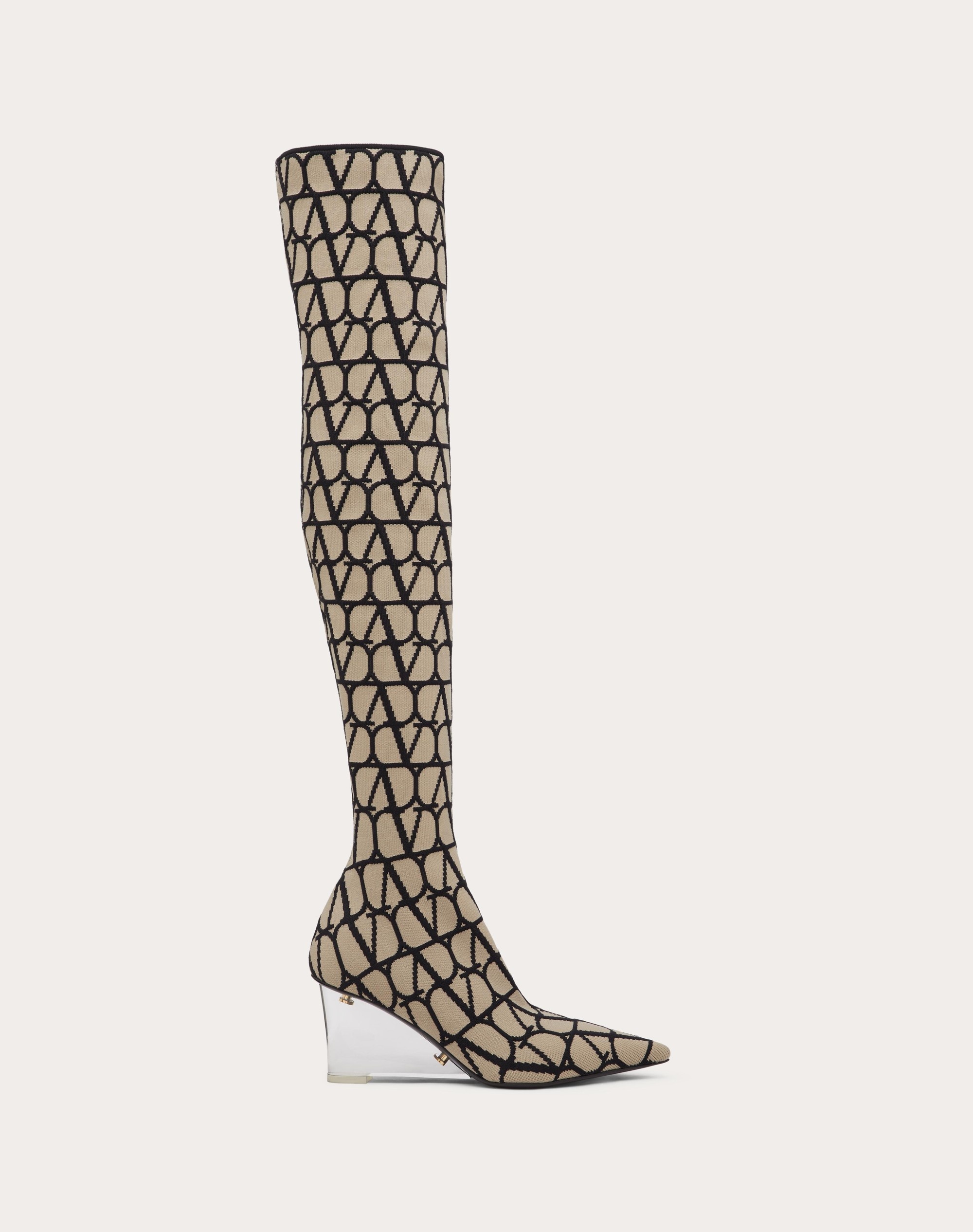 TOILE ICONOGRAPHE STRETCH KNIT OVER-THE-KNEE BOOT 75MM - 1