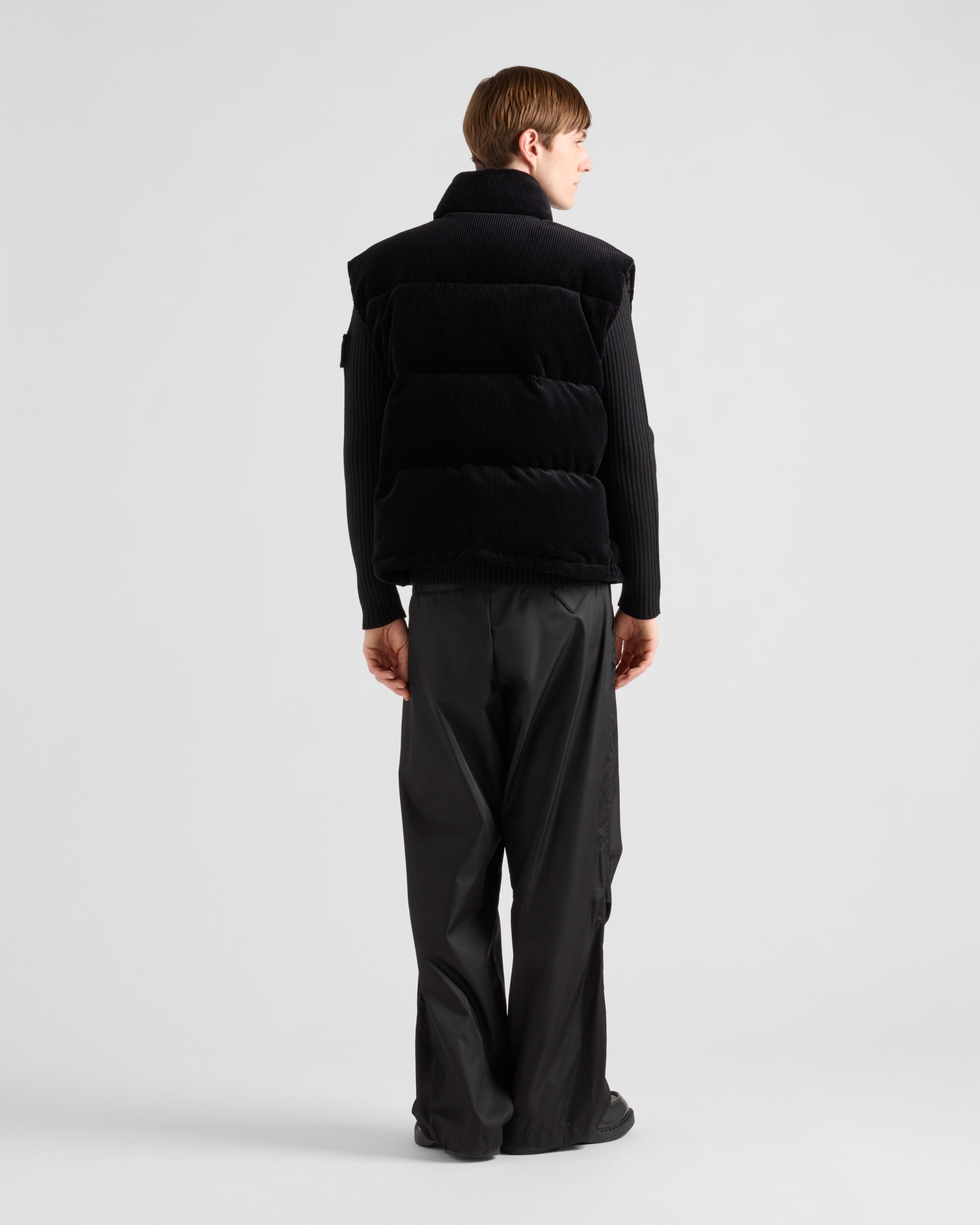 Corduroy down vest - 5