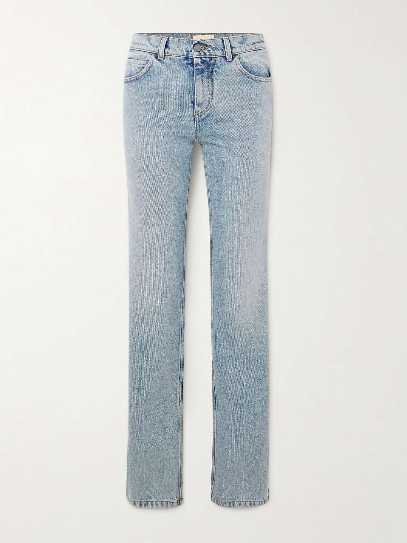 Carlyl high-rise straight-leg jeans - 1