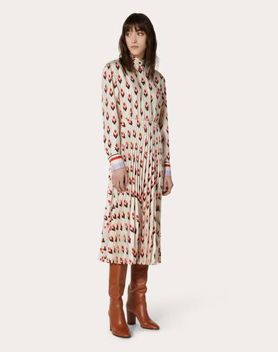 Valentino Printed Twill Dress outlook