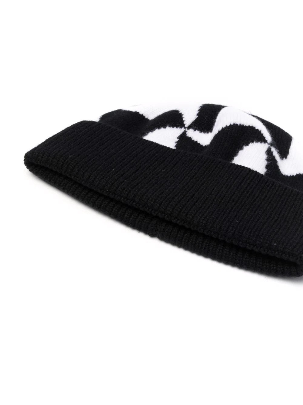 patterned wool beanie - 2