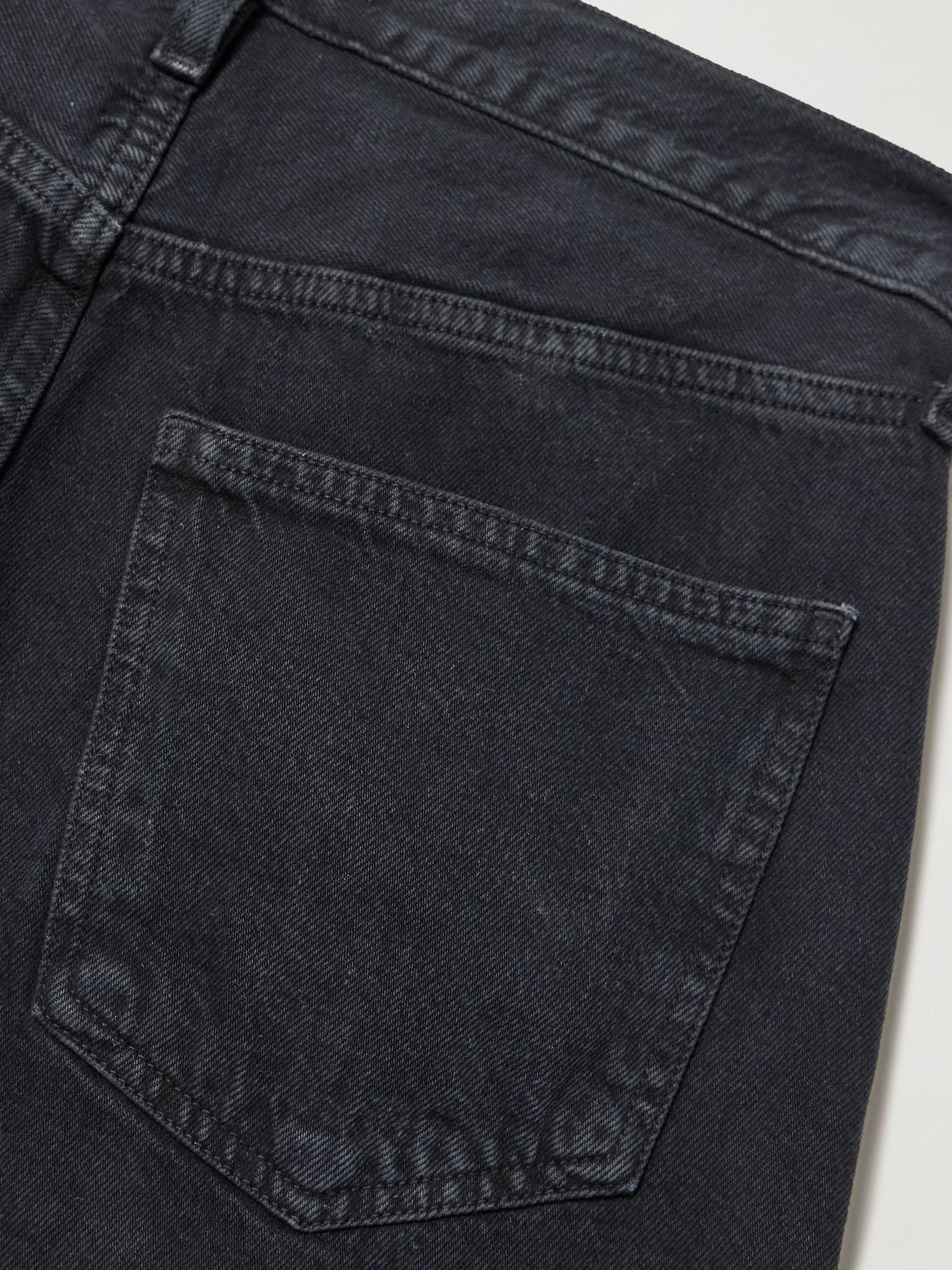 Low Curve Crop high-rise wide-leg jeans Black - 6
