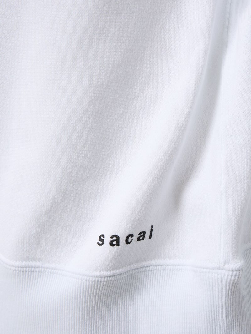 sacai Know Future printed hoodie | REVERSIBLE