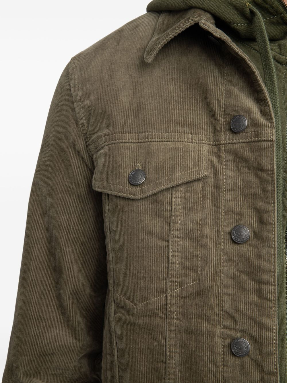 corduroy shirt jacket - 5