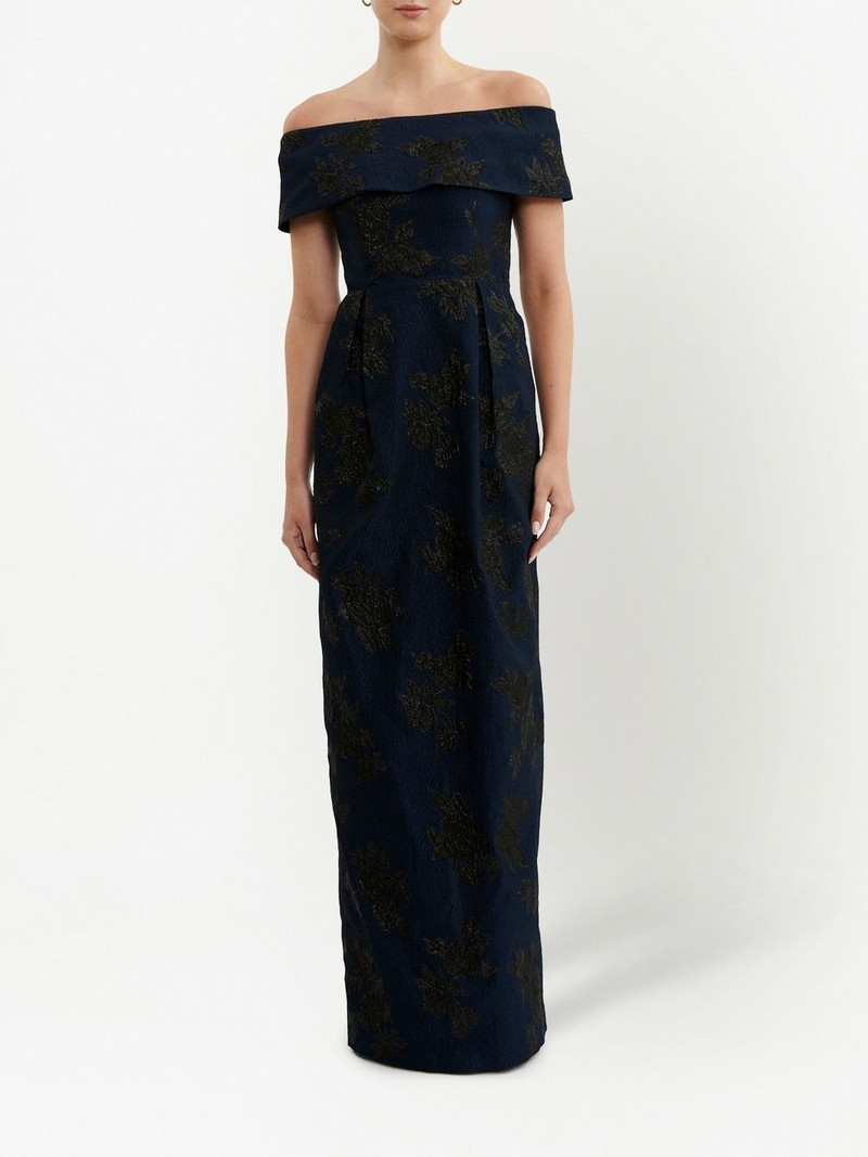 REBECCA VALLANCE Antoinette off-shoulder gown outlook