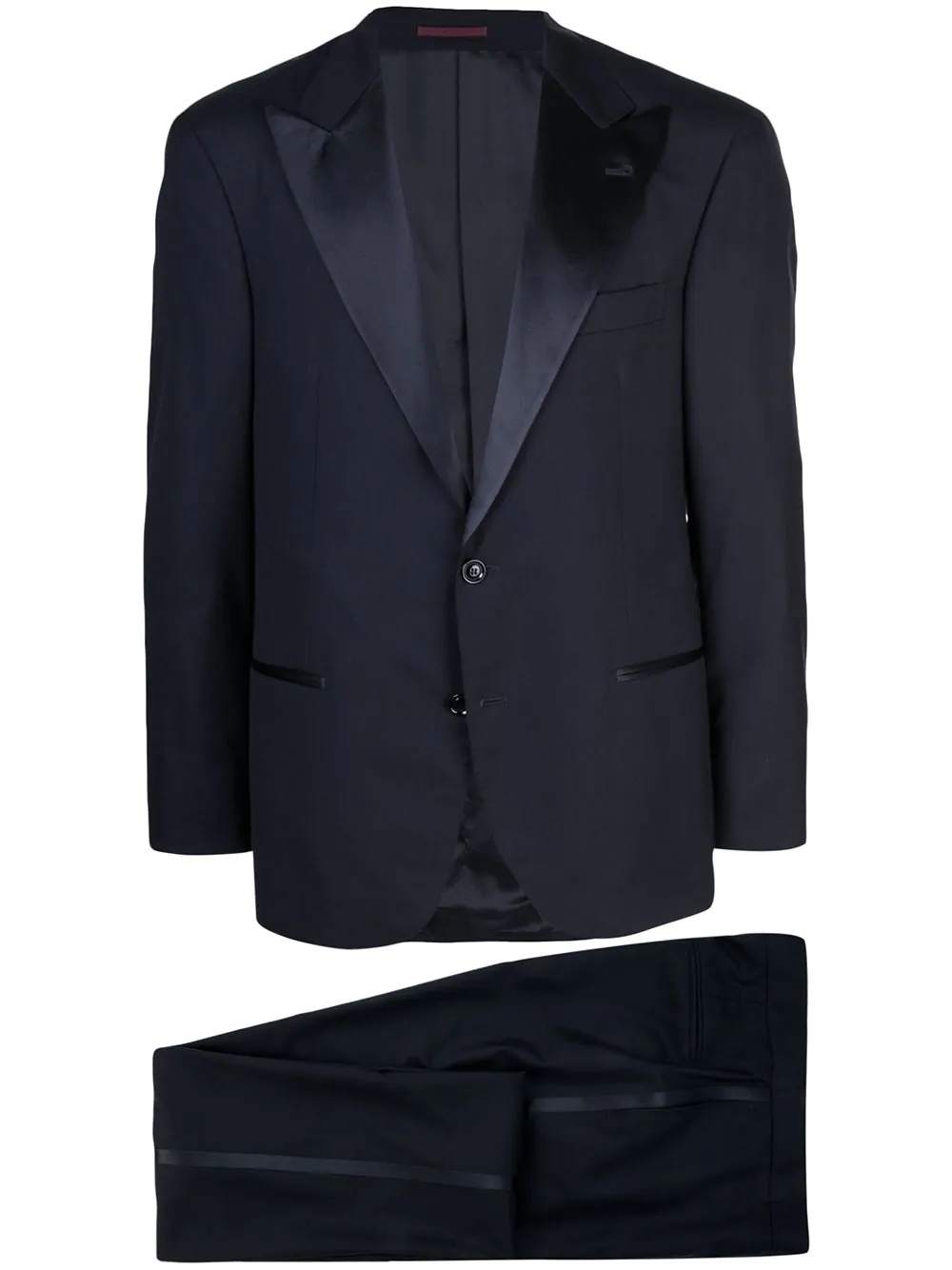 v-neck tuxedo jacket - 1